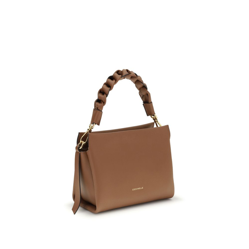 Beige calf leather bos taurus handbag-null