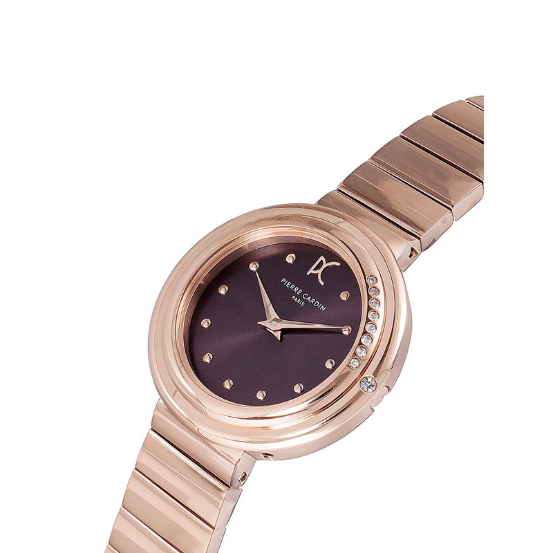Multicolor stainless steel dress watch-null