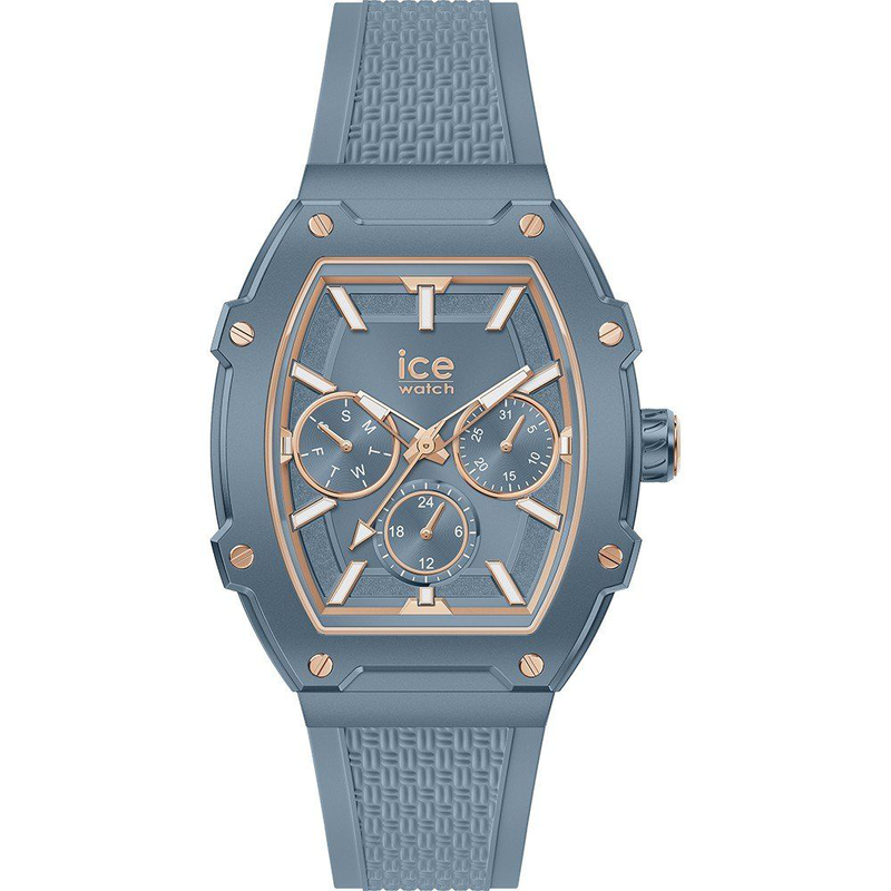 Blue synthetic sport watch-null