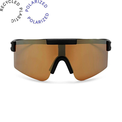 Luca polarized sunglasses 60mm, Black / Brown, medium