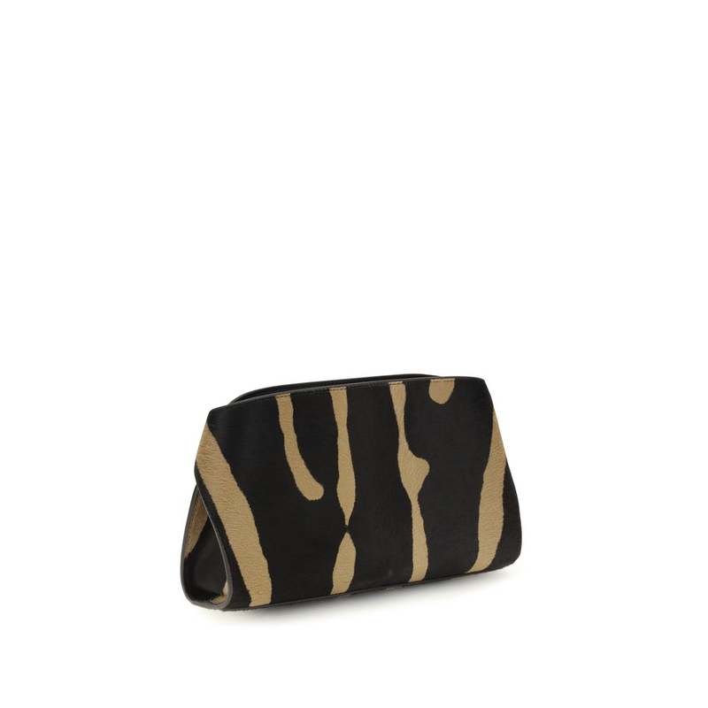 Brown hair shoulder bag-null