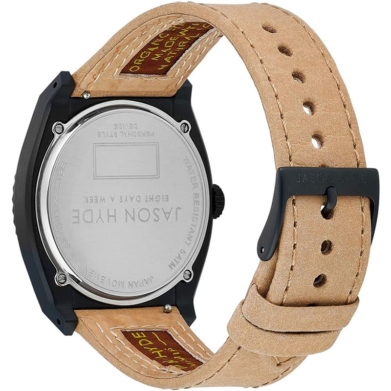 Brown paper dress watch-null