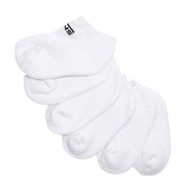 Vans toddlers classic kick sock 3-pack, White, medium