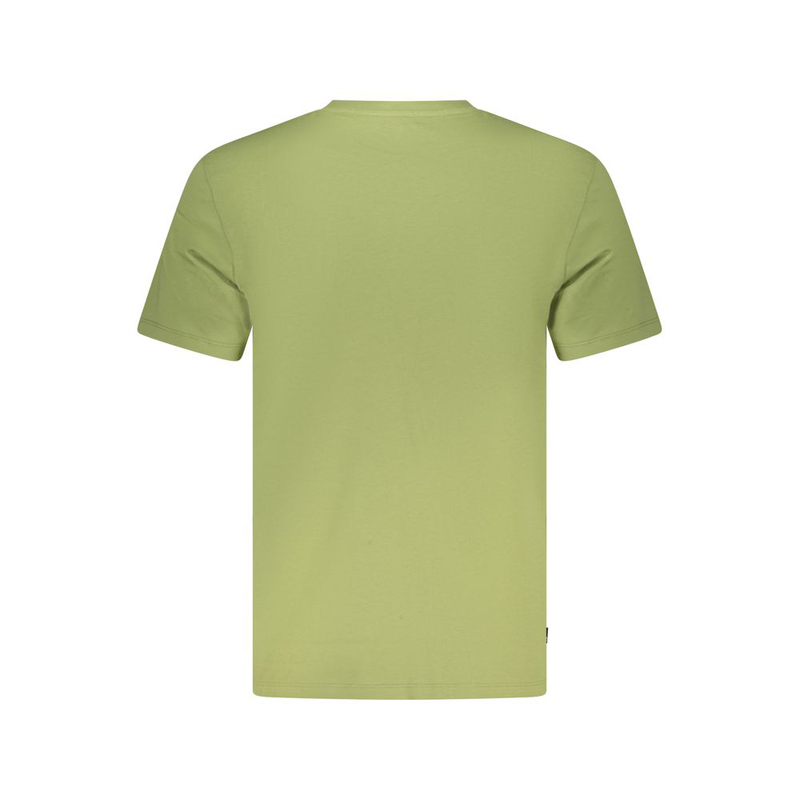 Green cotton men's shirt-null