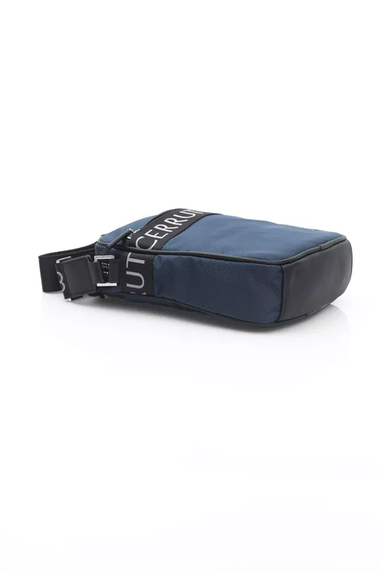 Blue nylon women crossbody bag-null