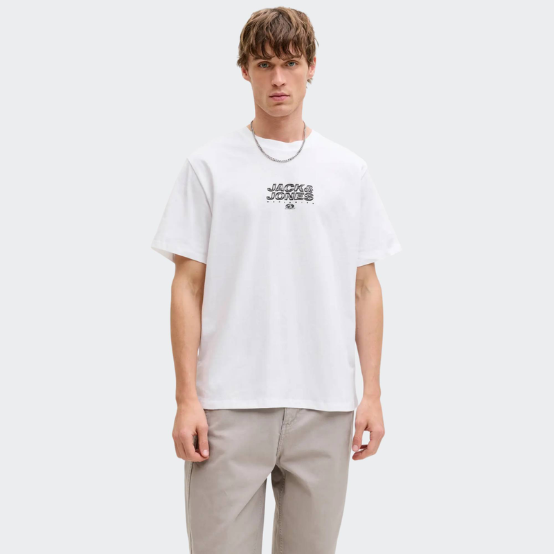Mineral small front print tee crew-null