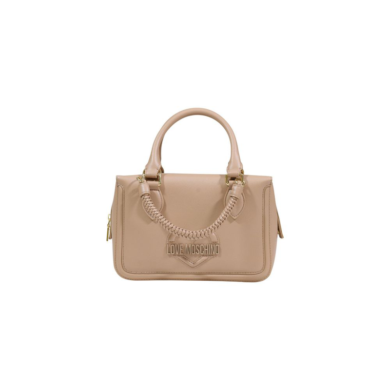 Beige polyethylene handbag-null