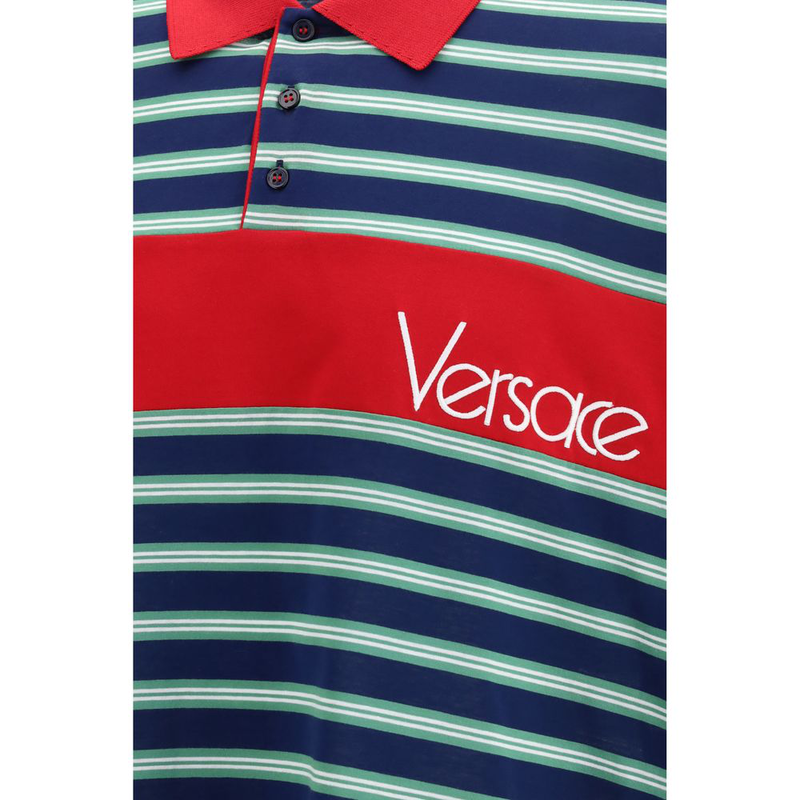 Multicolor cotton polo shirt-null