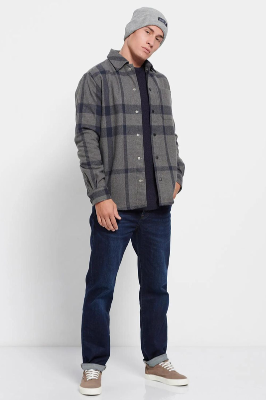 Funkybuddha checked overshirt-null