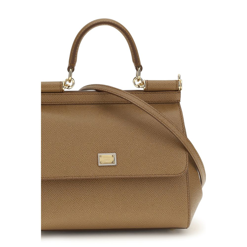 Beige calf leather bos taurus handbag-null