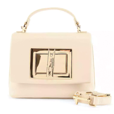 Love moschino τσάντα χειρός, Ecru, medium