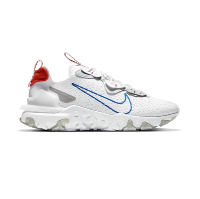 Nike react vision shoes, White / Royal, medium