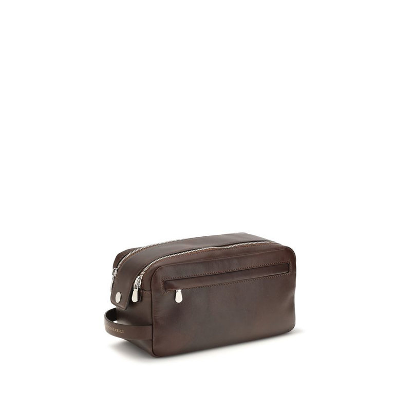 Brown calf leather bos taurus wallet-null