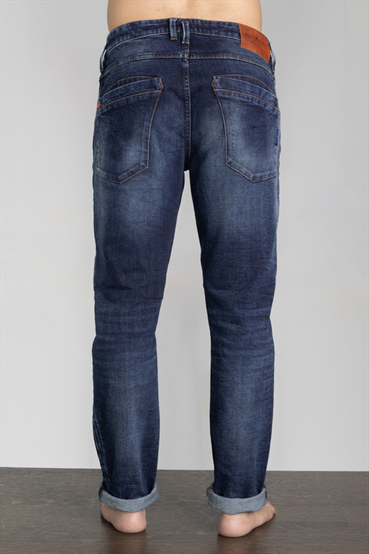 Scinn chain baggy fit cropped jeans image number null