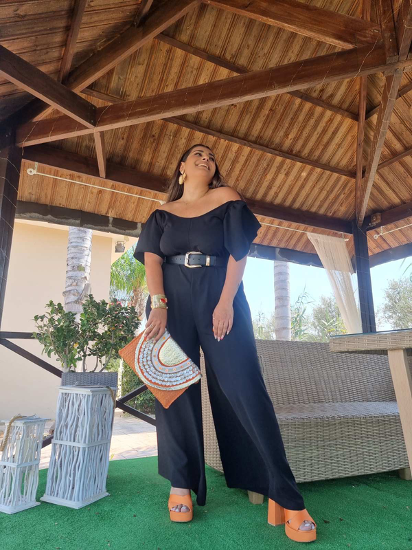 Jumpsuit flared sleeve-null