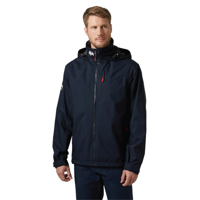 Mens crew hooded jacket 2.0 - navy blue , 3xl, Navy Blue, medium