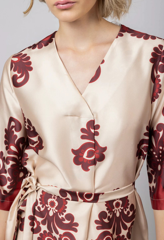 Product image: Desiree satin loose fit kimono style dress-null