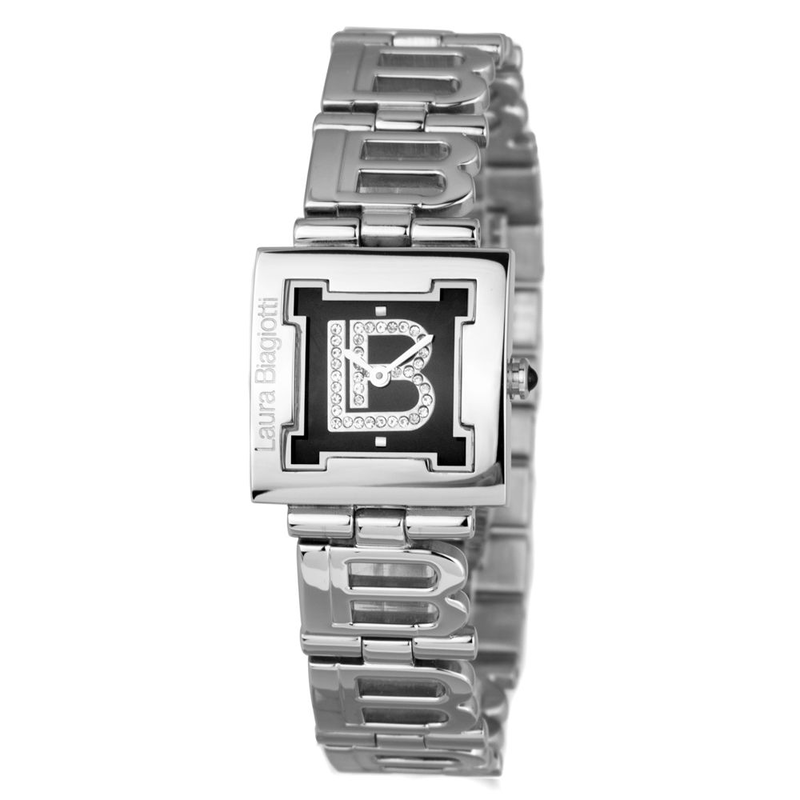 Silver stainless steel dress watch-null