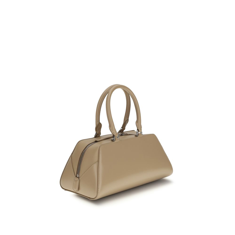 Beige calf leather bos taurus handbag-null
