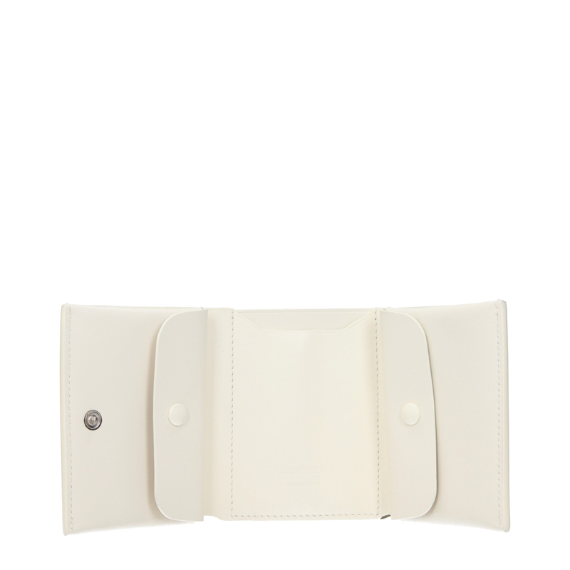 Beige leather wallet-null