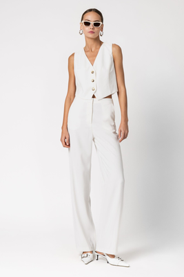 Emeline vest, Ecru, medium