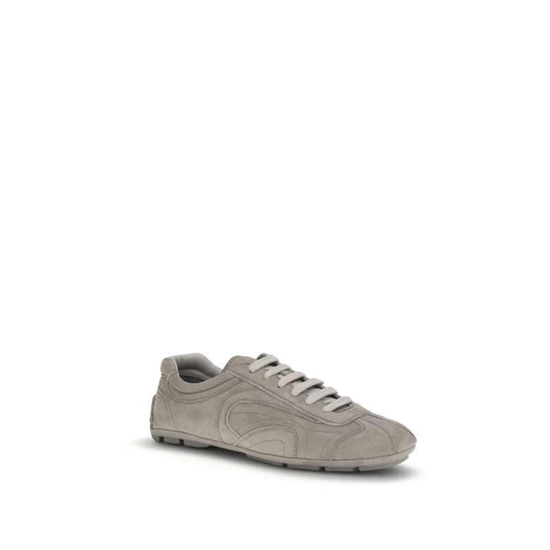 Beige lamb ovis aries aries athletic sneakers-null