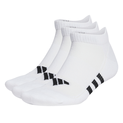Adidas unisex performance cushioned low socks 3 pairs (ht344, White, medium