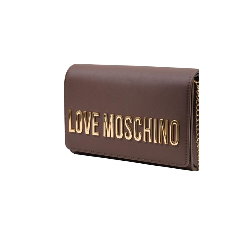 Brown polyethylene handbag-null