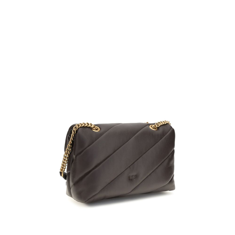 Brown calf leather bos taurus shoulder bag-null
