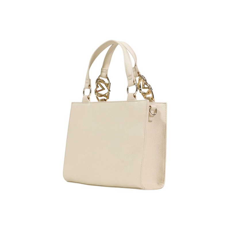 Beige polyethylene handbag-null