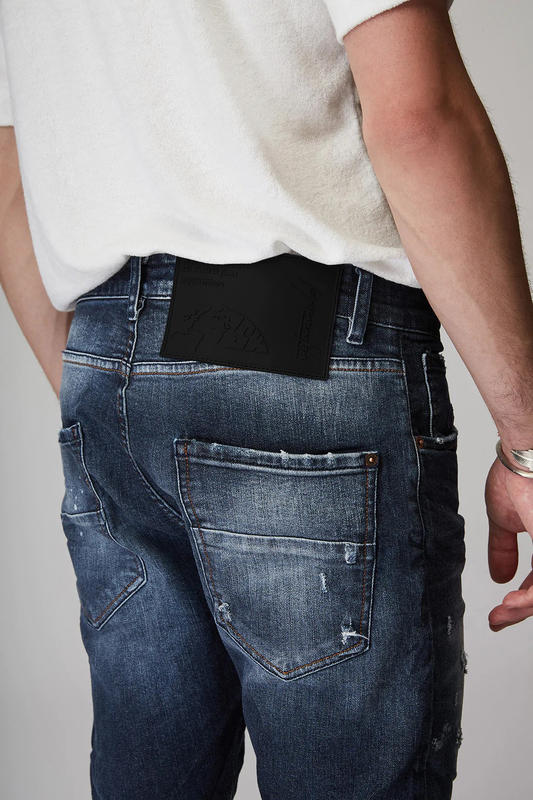 Stefan purple rain denim image number null
