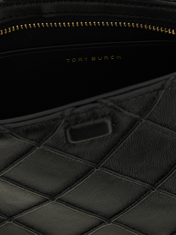 Black lamb leather cardholder-null