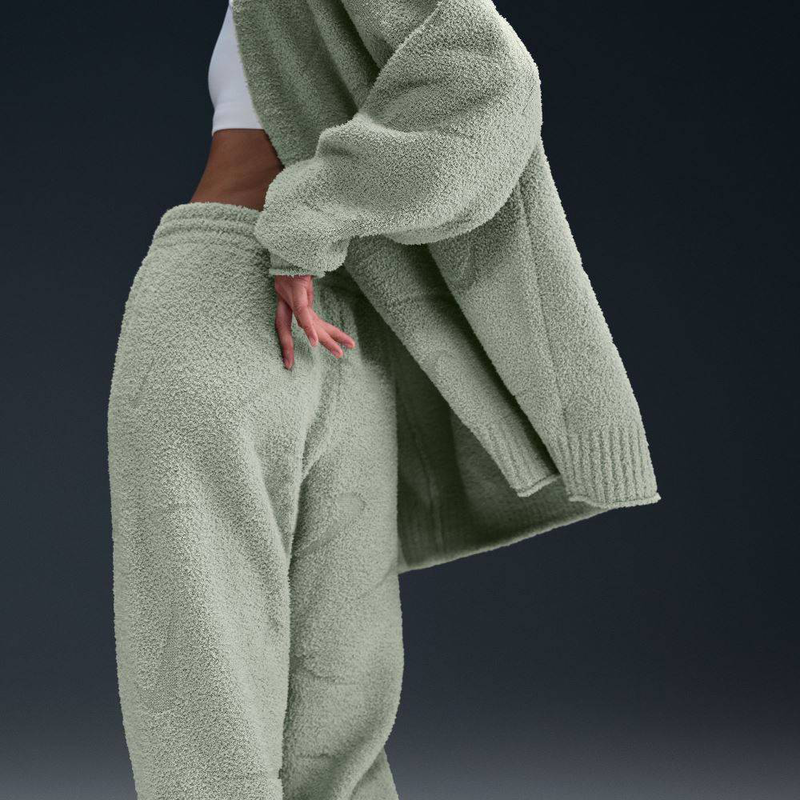 Nike sportswear phoenix cozy boucle oversized womens knit pant-null