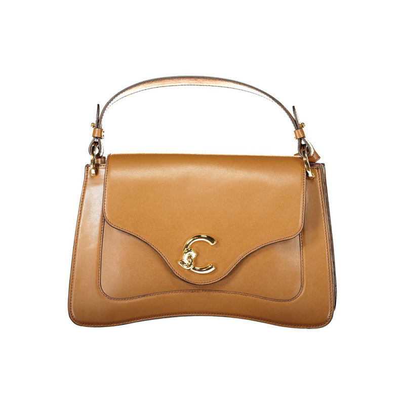 Marrone leather women handbag-null