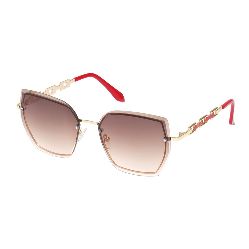 Gold metal sunglasses-null