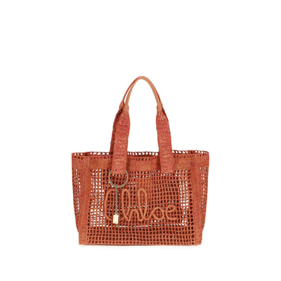 Multicolor raffia shoulder bag, Multicolor, medium