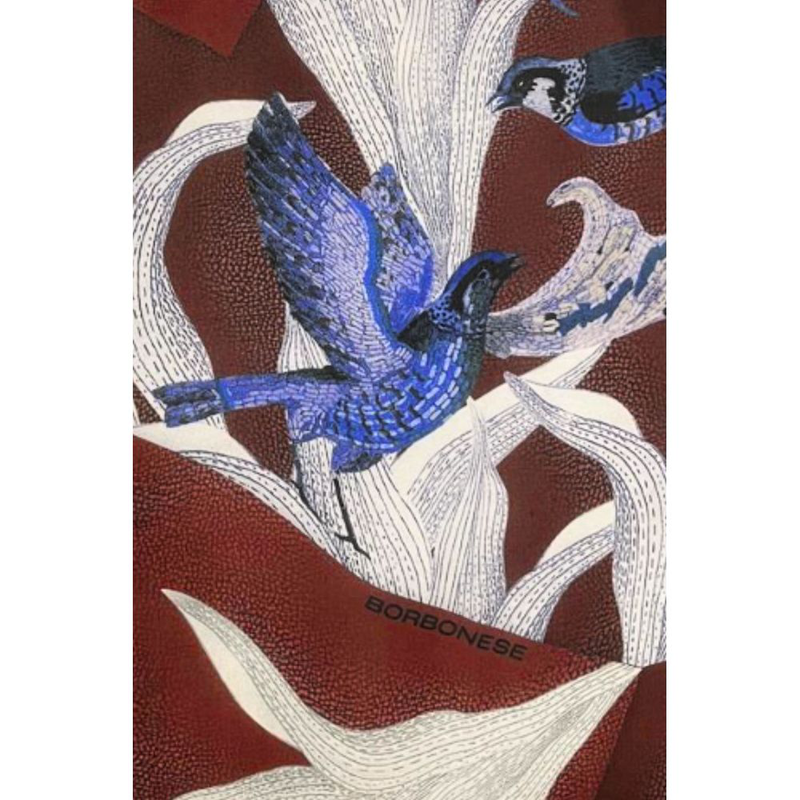 Red silk women scarf-null