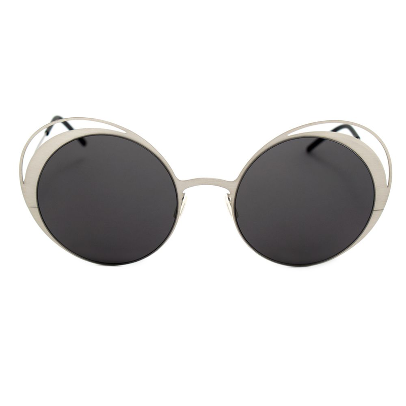 Gray metal sunglasses-null