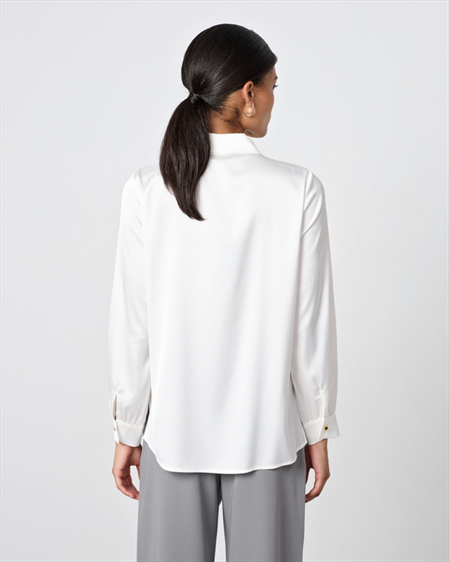 Shirt satin long sleeve image number null