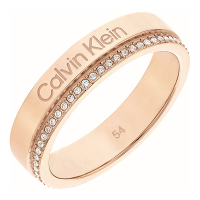 Calvin Klein polished cg ring minimal linear, , medium