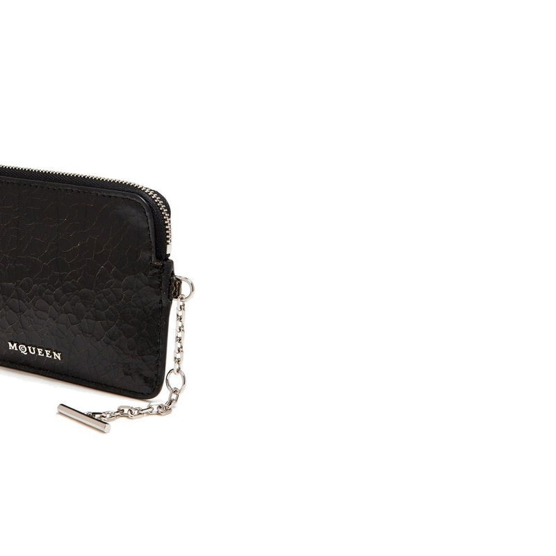 Black calfskin clutch bag-null