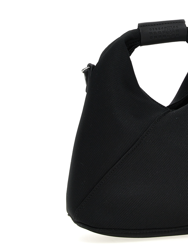 Black polyester crossbody bag-null