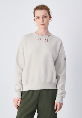 Champion rochester women crewneck sweatshirt, Silver, medium