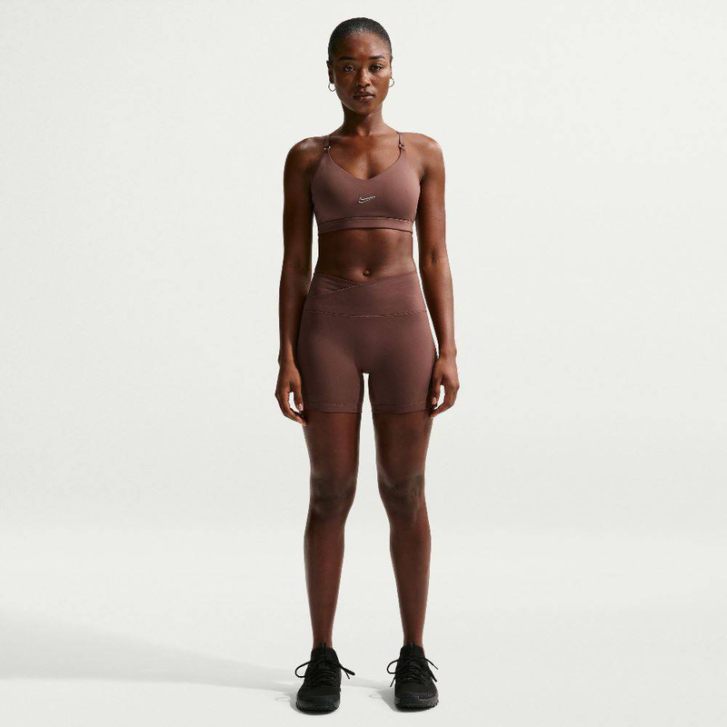 Dri-FIT indy padded glossy sport bra-null