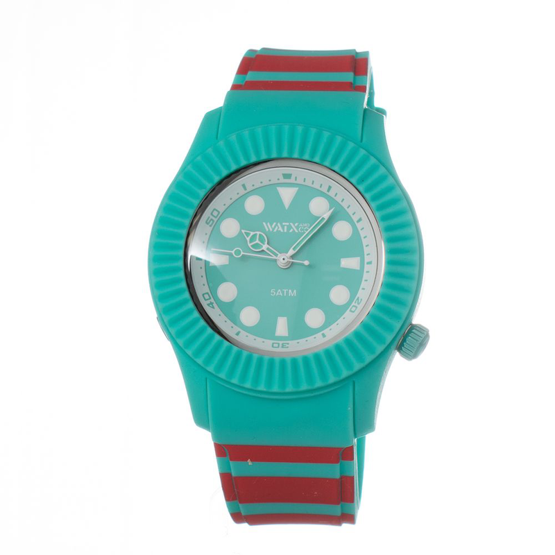 Bicolor synthetic sport watch-null