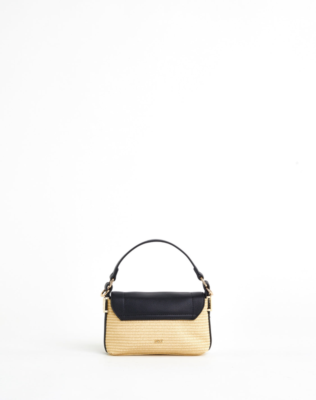 Gaudi raffia-effect crossbody bag v3 image number null