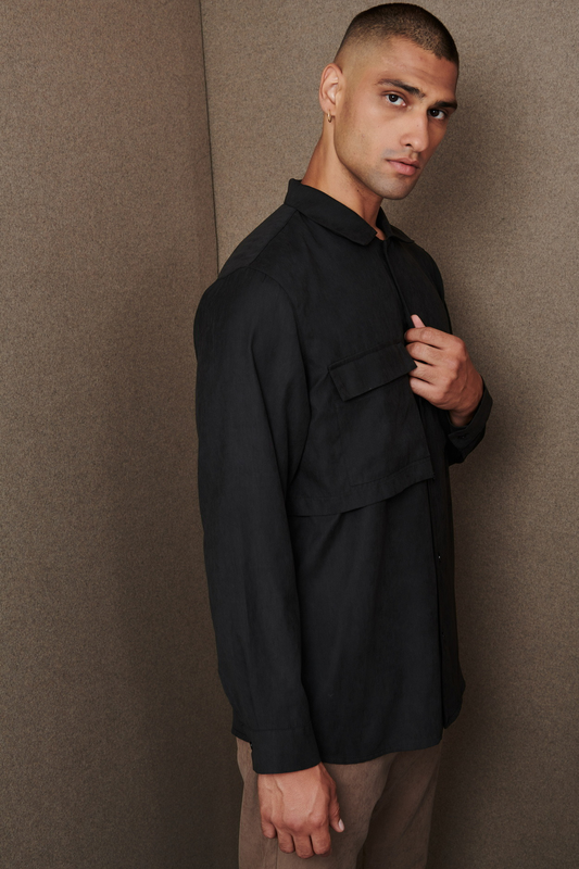 Pcoc easywear safari pocket overshirt-null