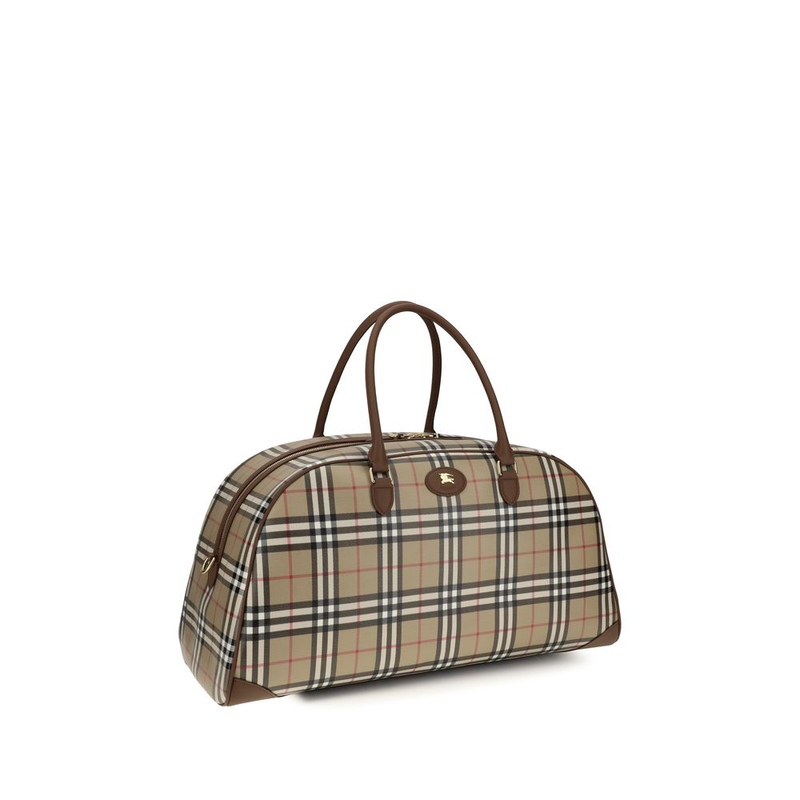 Beige cotton shoulder bag-null