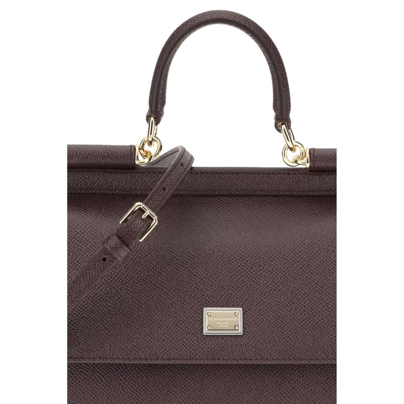 Brown calf leather bos taurus handbag-null