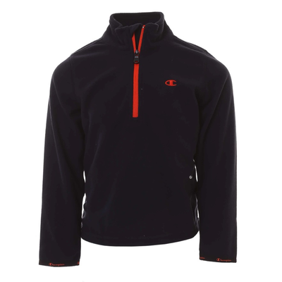 Champion kids boys clothing half zip top navy 304806f19-bs501, Navy, medium